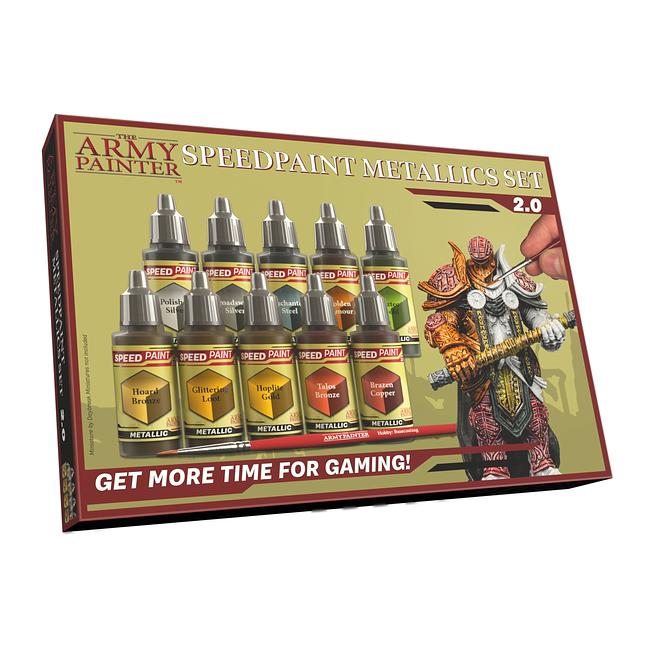 ARMY PAINTER - SPEEDPAINT METALLICS SET 2.0