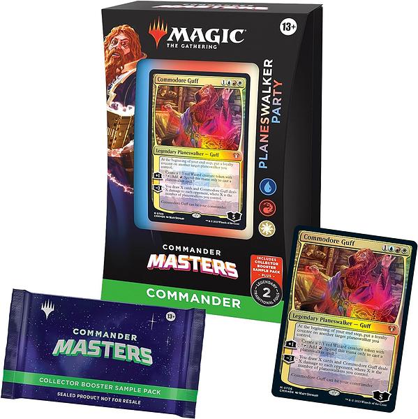 MAGIC THE GATHERING - COMMANDER MASTERS - COMMANDER DECK - PLANESWALKER PARTY