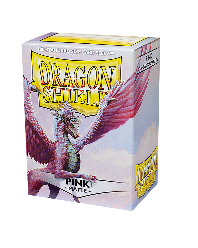 DRAGON SHIELD STANDARD SLEEVES - PINK MATTE (100X)