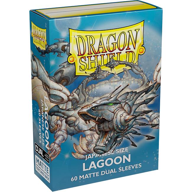 DRAGON SHIELD DUAL MATTE SLEEVES - LAGOON (60X) - JAPANESE SIZE