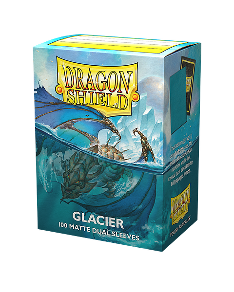 DRAGON SHIELD DUAL MATTE SLEEVES - GLACIER (100X)