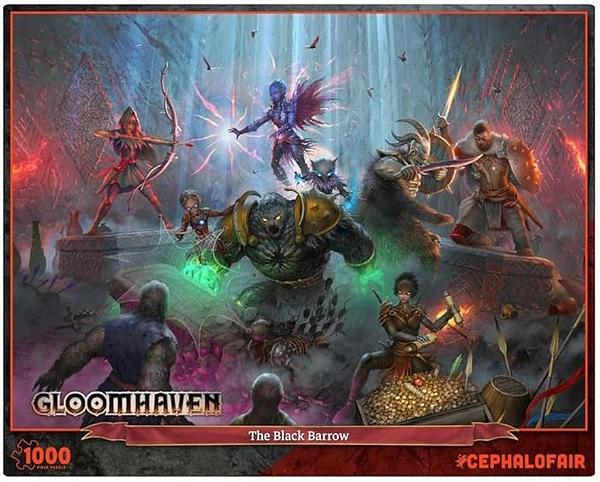 Gloomhaven: The Black Barrow - Puzzle (1000 kosov) 