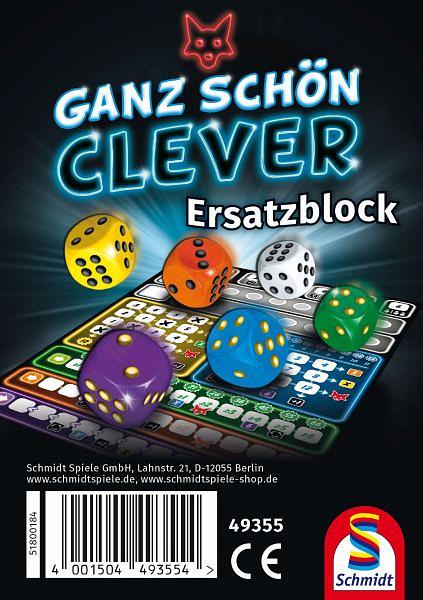 GANZ SCHÖN CLEVER - 100x SCORE SHEET