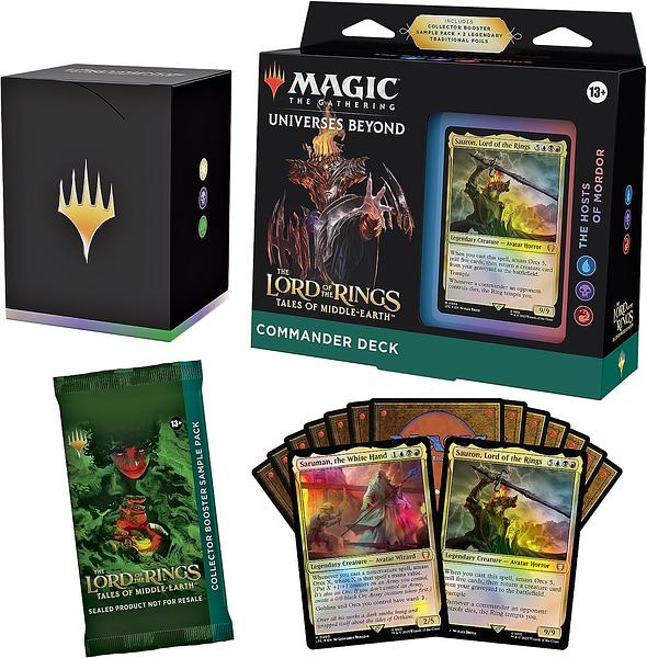 MAGIC THE GATHERING - THE LORD OF THE RINGS: TALES OF MIDDLE-EARTH - COMMANDER DECK - THE HOSTS OF MORDOR