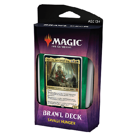 MAGIC THE GATHERING - THRONE OF ELDRAINE - BRAWL DECK - SAVAGE HUNGER