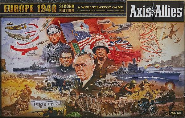 AXIS AND ALLIES EUROPE 1940 - 2nd EDITION