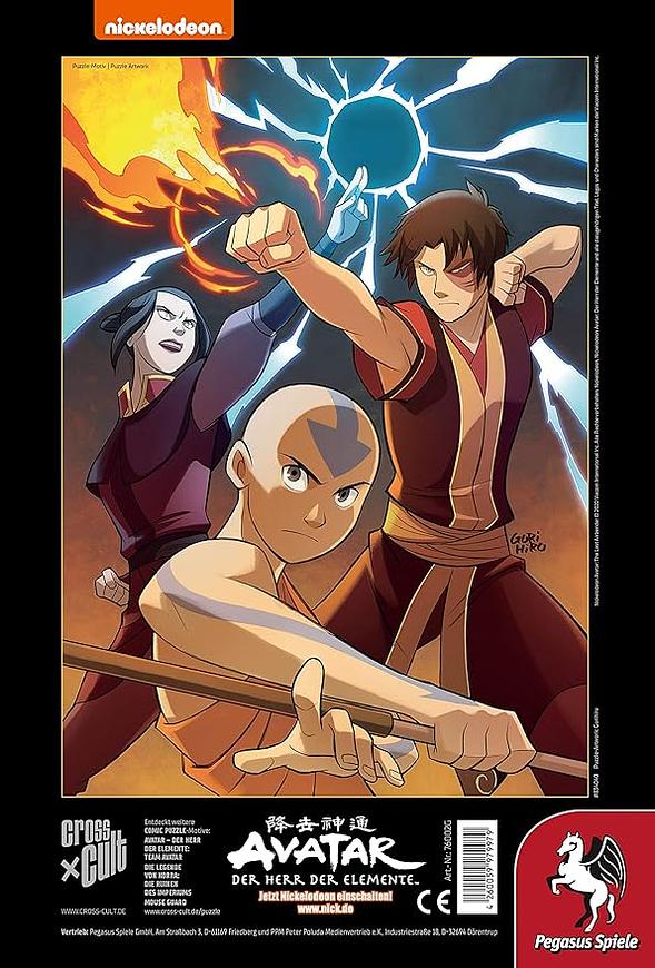 Avatar: The Lord of the Elements (Fire and Lightning) - Puzzle (500 kosov)