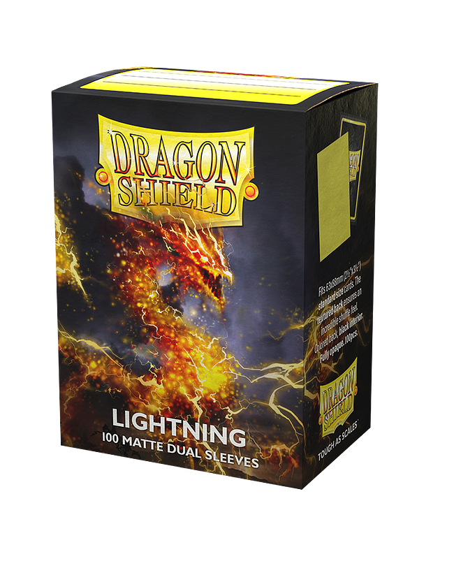 DRAGON SHIELD DUAL MATTE SLEEVES - LIGHTNING (100X)