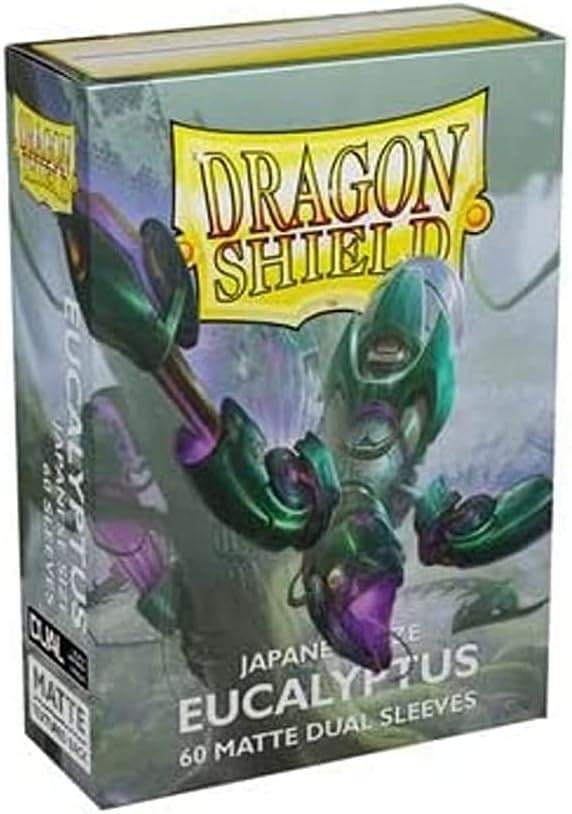 DRAGON SHIELD DUAL MATTE SLEEVES - EUCALYPTUS (60X) - JAPANESE SIZE