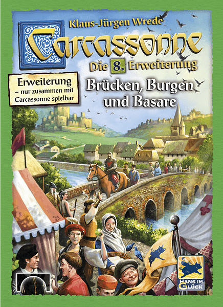 CARCASSONNE: EXPANSION 8 - BRIDGES, CASTLES AND BAZAARS - 2nd edition