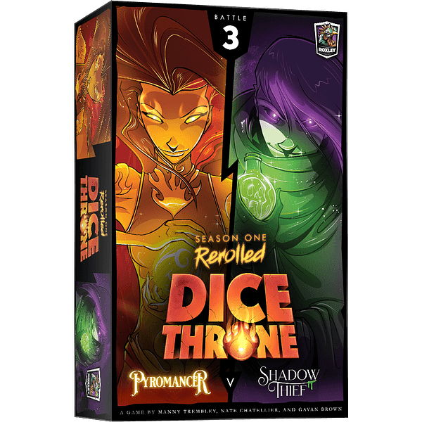 DICE THRONE: SEASON ONE REROLLED - PYROMANCER VS SHADOW THIEF