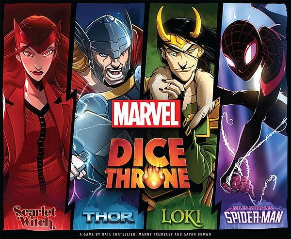 MARVEL DICE THRONE: SCARLET WITCH V. THOR V. LOKI V. SPIDER-MAN