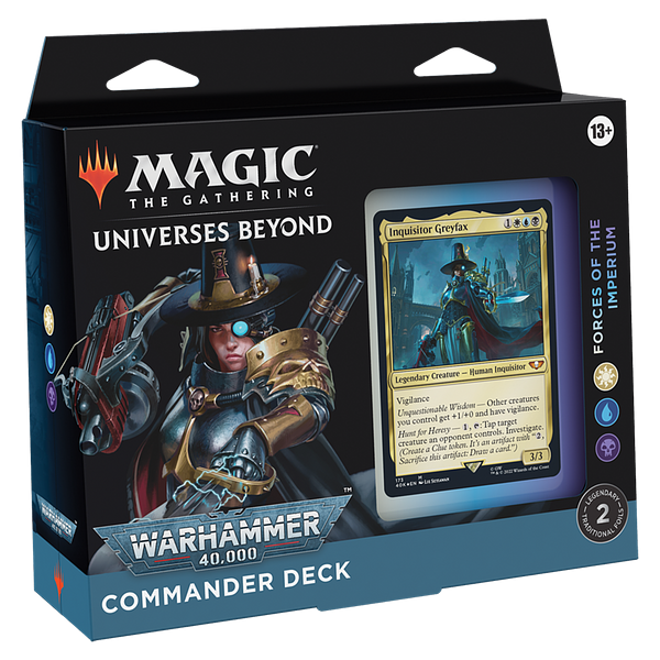 MAGIC THE GATHERING - COMMANDER WARHAMMER 40K DECK - FORCES OF THE IMPERIUM