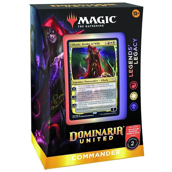 MAGIC THE GATHERING - DOMINARIA UNITED - COMMANDER DECK - LEGENDS’ LEGACY