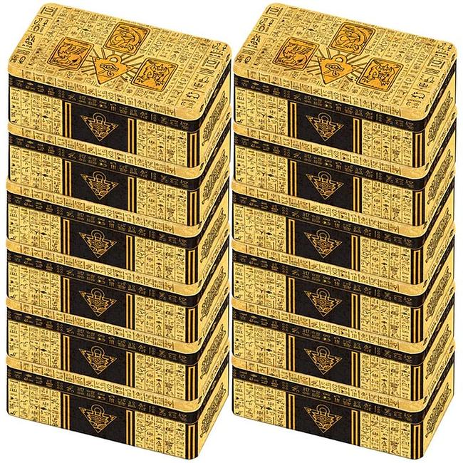 YGO - 2022 TIN OF THE PHARAOH'S GODS DISPLAY (12X TIN) - YU-GI-OH!