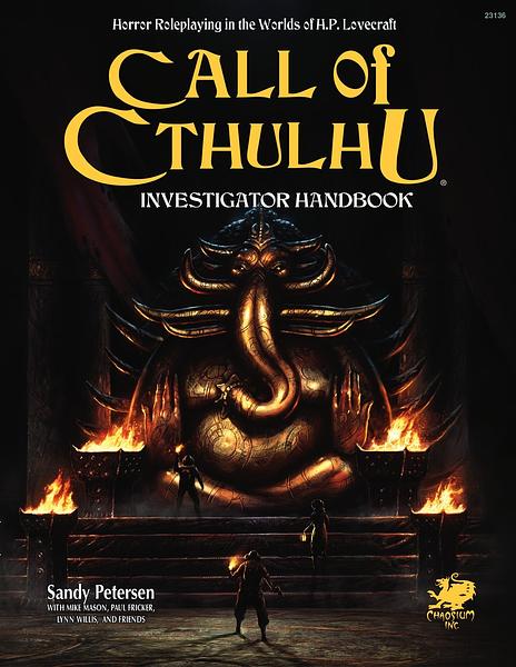 CALL OF CTHULHU RPG - INVESTIGATOR HANDBOOK