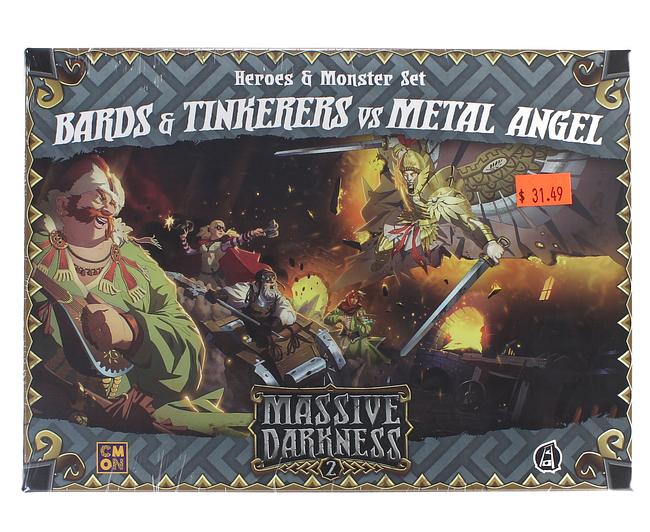 MASSIVE DARKNESS 2: HEROES & MONSTER SET - BARDS & TINKERERS VS METAL ANGEL