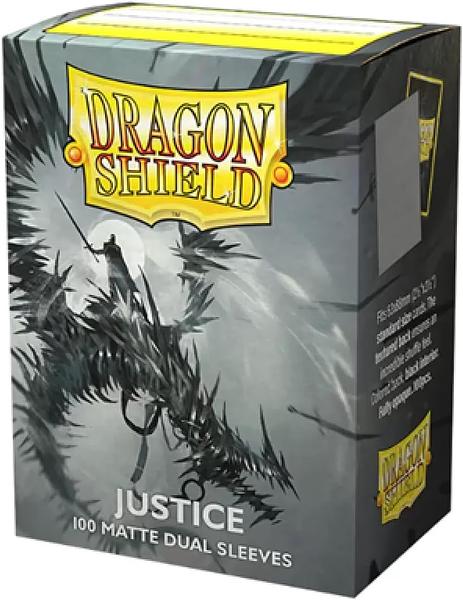 DRAGON SHIELD DUAL MATTE SLEEVES - JUSTICE (100X)