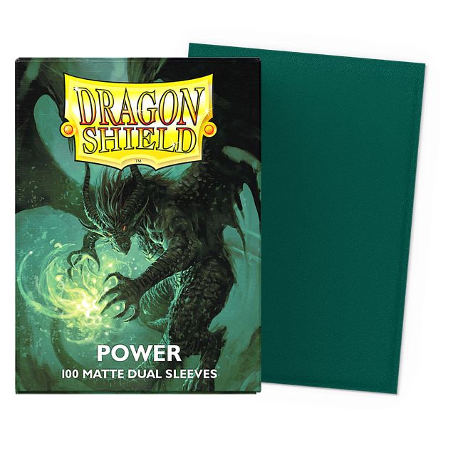 DRAGON SHIELD DUAL MATTE SLEEVES - POWER (100X)