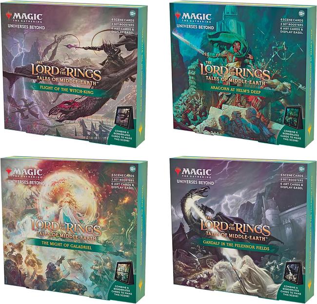 MAGIC THE GATHERING - THE LORD OF THE RINGS: TALES OF MIDDLE-EARTH SCENE BOXES BUNDLE