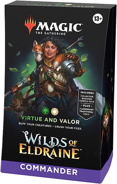 MAGIC THE GATHERING - WILDS OF ELDRAINE - COMMANDER DECK - VIRTUE AND VALOR