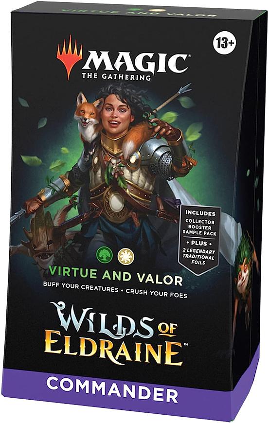 MAGIC THE GATHERING - WILDS OF ELDRAINE - COMMANDER DECK - VIRTUE AND VALOR