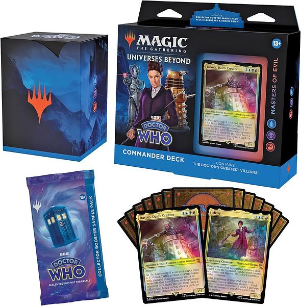 MAGIC THE GATHERING - DOCTOR WHO - MASTERS OF EVIL - COMMANDER DECK