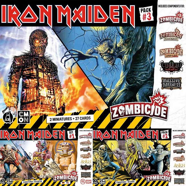 ZOMBICIDE - IRON MAIDEN - PACK 1-3 BUNDLE