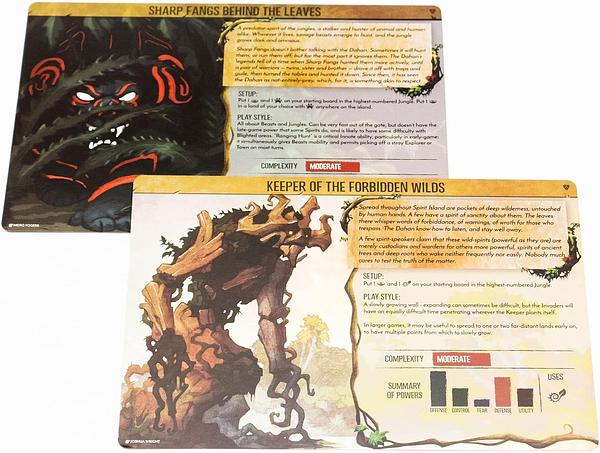 SPIRIT ISLAND: BRANCH AND CLAW - Premium Foil Spirit Panels