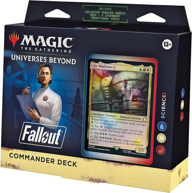 MAGIC THE GATHERING - FALLOUT - COMMANDER DECK - SCIENCE!