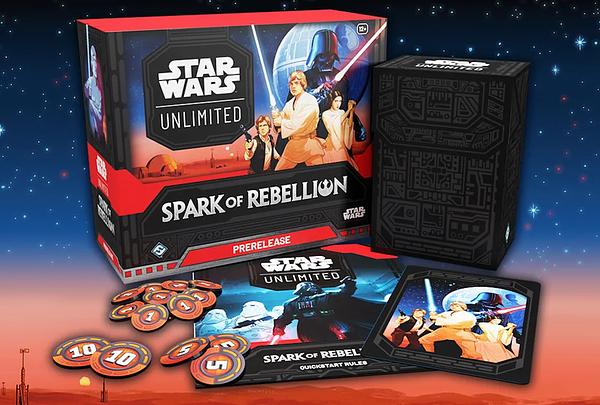 STAR WARS: UNLIMITED - SPARKS OF REBELLION - PRERELEASE BOX