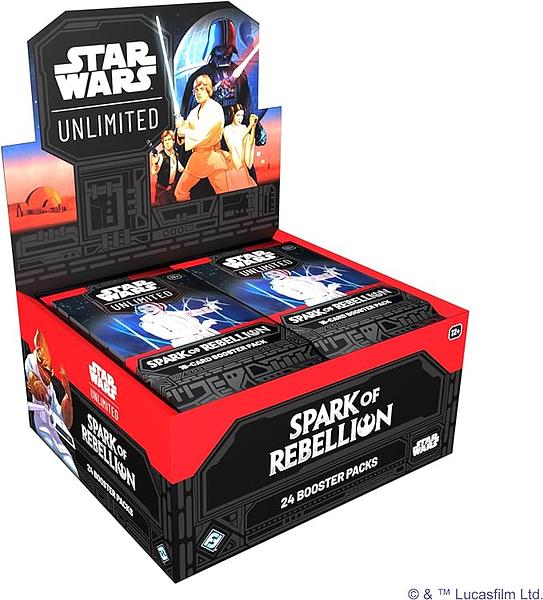 STAR WARS: UNLIMITED - SPARKS OF REBELLION - BOOSTER DISPLAY