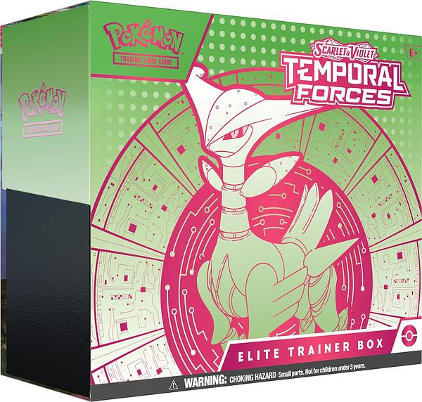 POKEMON - PKM - SCARLET AND VIOLET - TEMPORAL FORCES ELITE TRAINER BOX - Iron Leaves