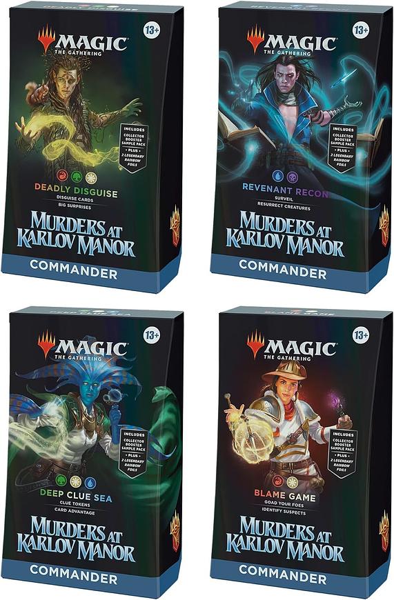 MAGIC THE GATHERING - MURDERS AT KARLOV MANOR - COMMANDER BUNDLE