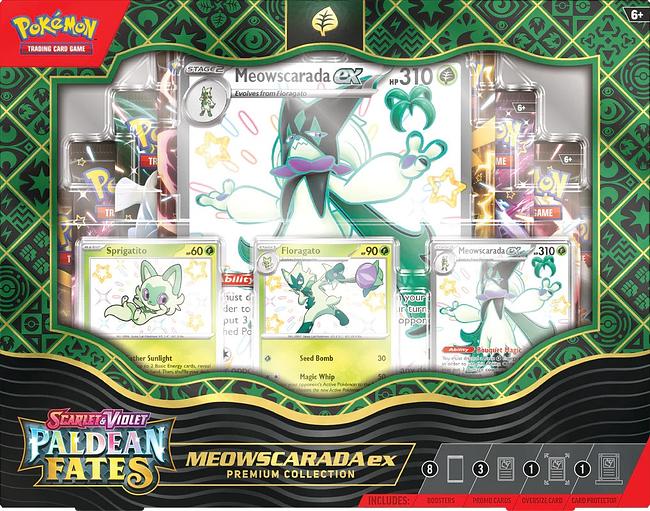 POKEMON - PKM - PALDEAN FATES - PREMIUM COLLECTION - SHINY MEOWSCARADA EX