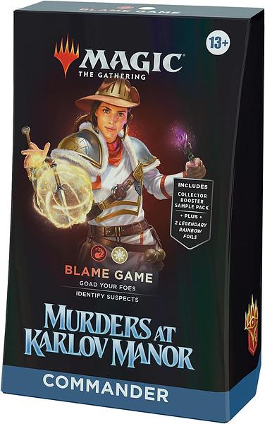 MAGIC THE GATHERING - MURDERS AT KARLOV MANOR - COMMANDER - BLAME GAME