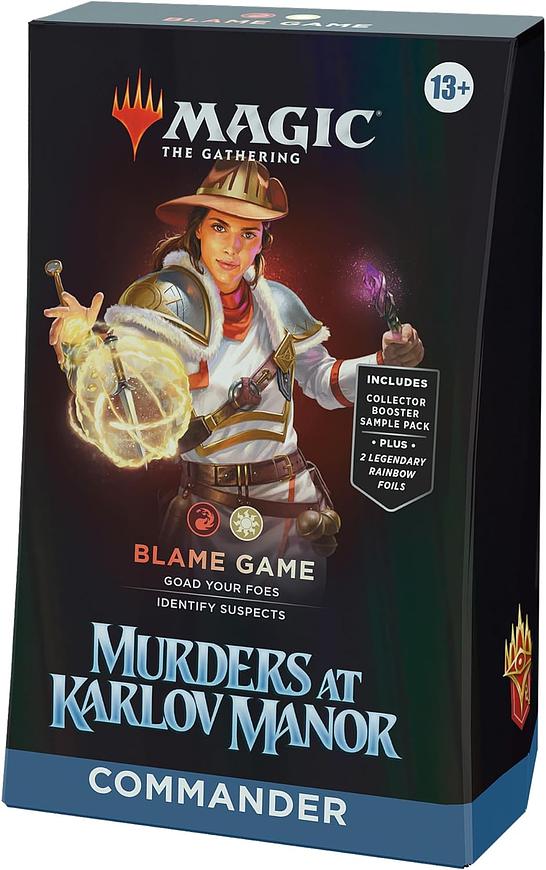 MAGIC THE GATHERING - MURDERS AT KARLOV MANOR - COMMANDER - BLAME GAME