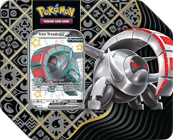 POKEMON - PKM - PALDEAN FATES TIN WITH 5-BOOSTERS - Iron Treads