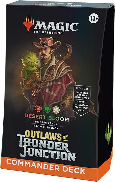 MAGIC THE GATHERING - OUTLAWS OF THUNDER JUNCTION - COMMANDER DESERT BLOOM