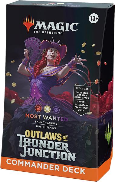 MAGIC THE GATHERING - OUTLAWS OF THUNDER JUNCTION - COMMANDER MOST WANTED