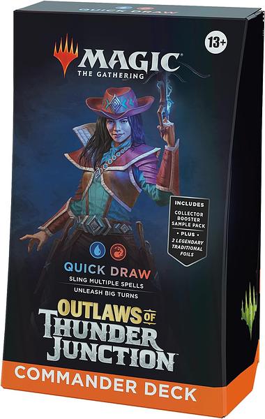 MAGIC THE GATHERING - OUTLAWS OF THUNDER JUNCTION - COMMANDER QUICK DRAW