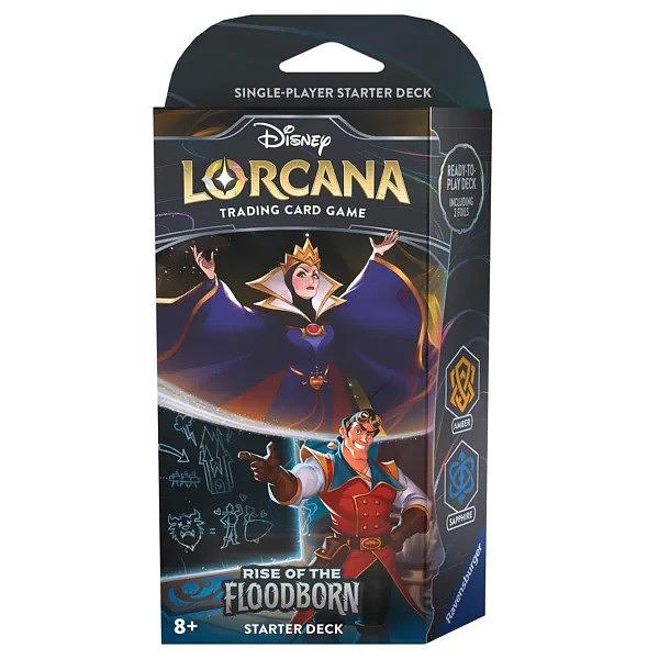 DISNEY LORCANA - RISE OF THE FLOODBORN - STARTER DECK - EVIL QUEEN & GASTON