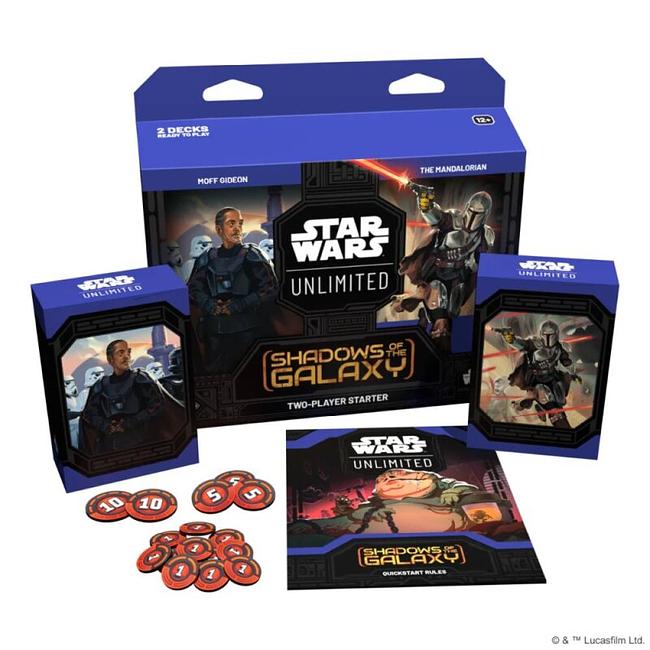 STAR WARS: UNLIMITED - SHADOWS OF THE GALAXY - TWO-PLAYER STARTER SET