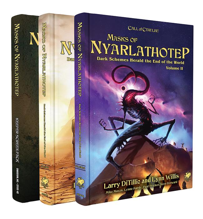 CALL OF CTHULHU RPG – MASKS OF NYARATHOTEP – SLIPCASE SET