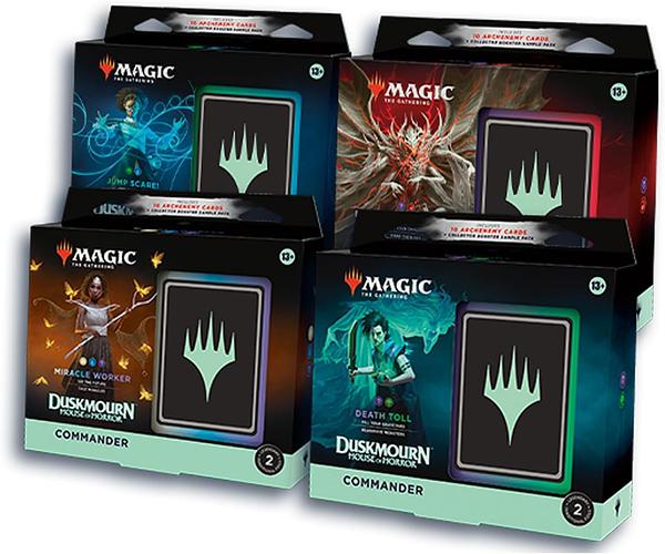 MAGIC THE GATHERING - DUSKMOURN: HOUSE OF HORRORS - COMMANDER 4 DECK BUNDLE - PREORDER - RELEASE DATE 27.09.2024