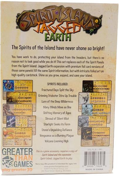 Spirit Island: Jagged Earth – Premium Foil Spirit Panels