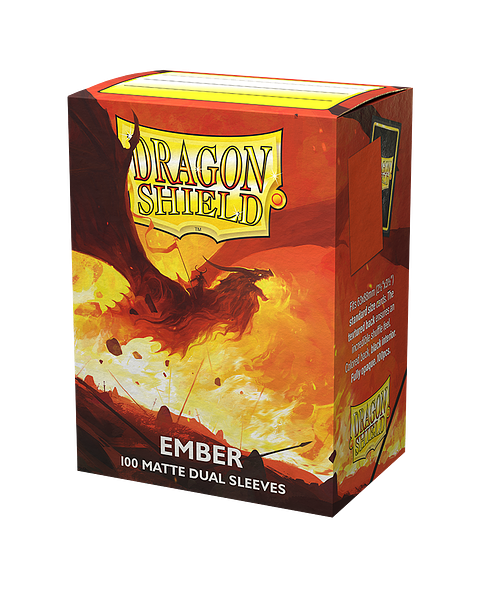 DRAGON SHIELD DUAL MATTE SLEEVES - EMBER (100X)