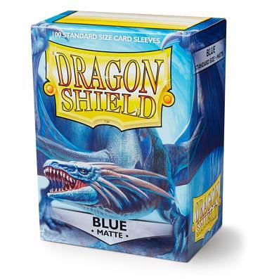 DRAGON SHIELD STANDARD SLEEVES - BLUE MATTE (100X)