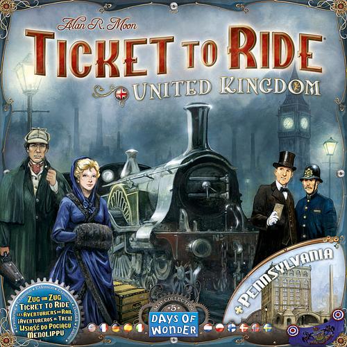 TICKET TO RIDE MAP COLLECTION: VOLUME 5 - UNITED KINGDOM AND PENNSYLVANIA