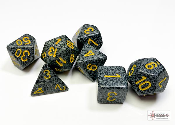 DICE CHESSEX - Speckled Urban Camo Polyhedral (7 DICE)